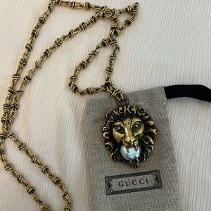 Gucci Lion Pendant